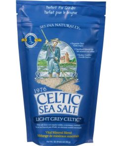 Muối biển tinh khiết dạng hạt Light Grey Celtic Sea Salt 454g