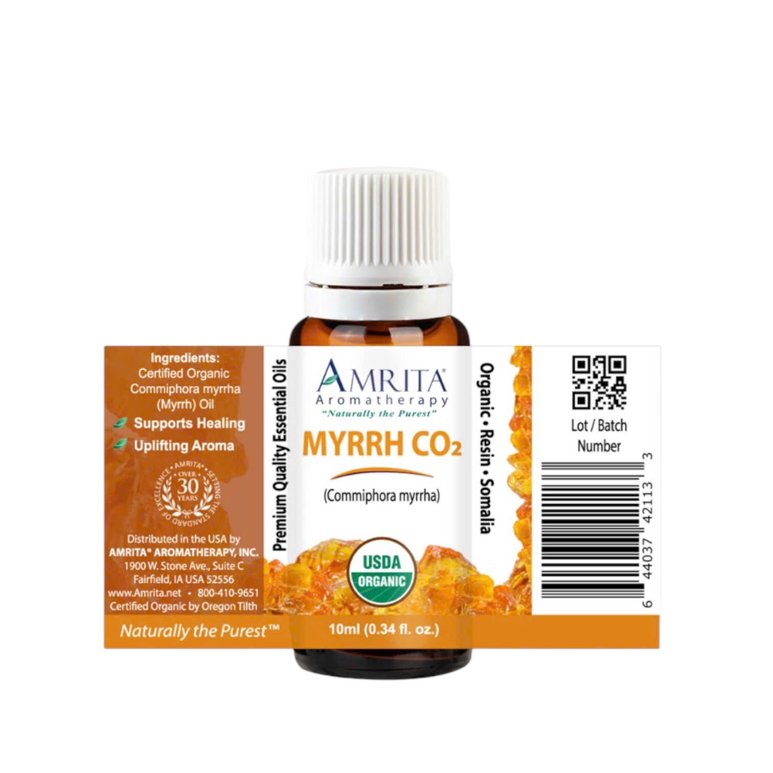 Tinh dầu nhũ hương (myrrh) hữu cơ Amrita 5ml - Lọ