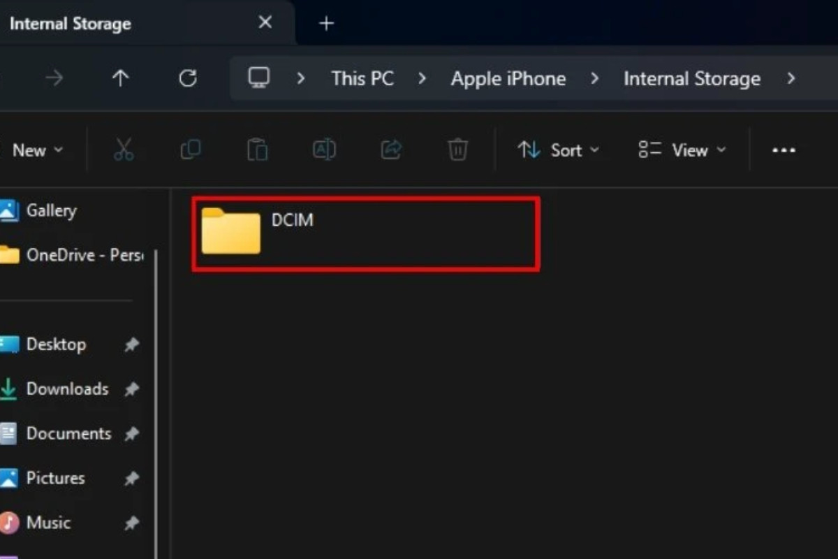 Trong thư mục DCIM, bạn sẽ thấy những folder chứa ảnh trên iPhone