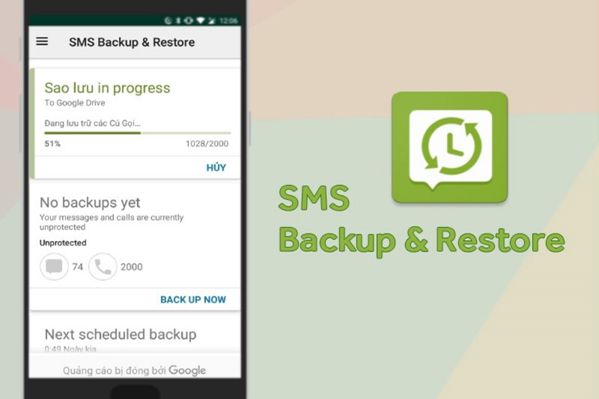 Ứng dụng SMS Backup and Restore