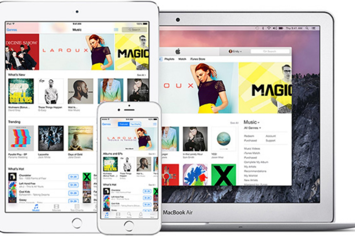 Kết nối iPhone và mở iTunes