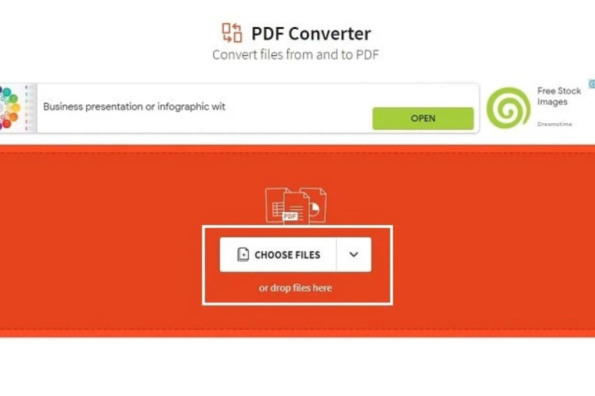 Truy cập trang chủ smallpdf.com: Nhấp vào mục PDF Converter trên trang web