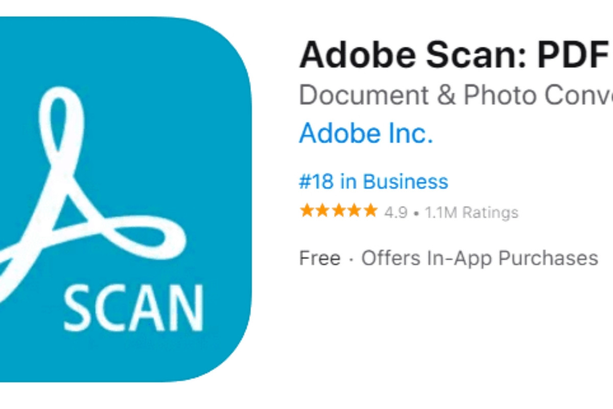 Ứng dụng Adobe Scan sử dụng trên cả IOS và Android