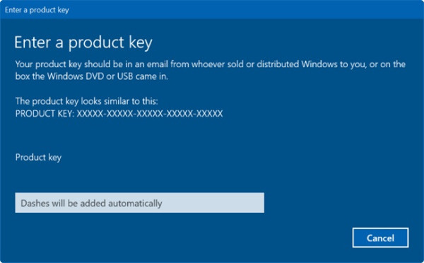 Nếu key của bạn hợp lệ, Windows sẽ tự động kích hoạt trong quá trình cài đặt.