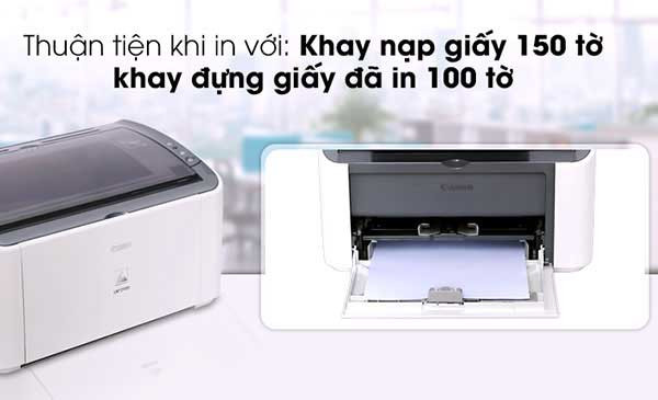 Thuận tiện khi in với khay nạp giấy 150 tờ siêu nhiều