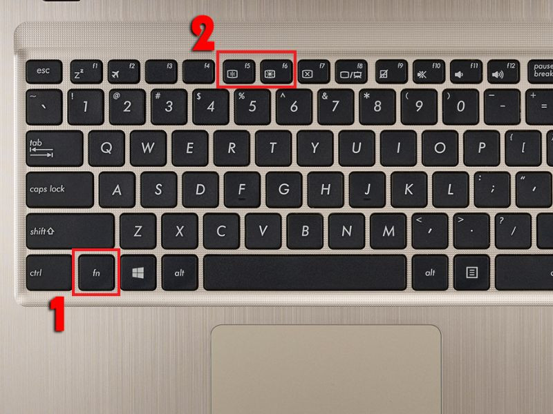 Cách chỉnh độ sáng màn hình máy tính laptop bằng phím tắt trên bàn phím