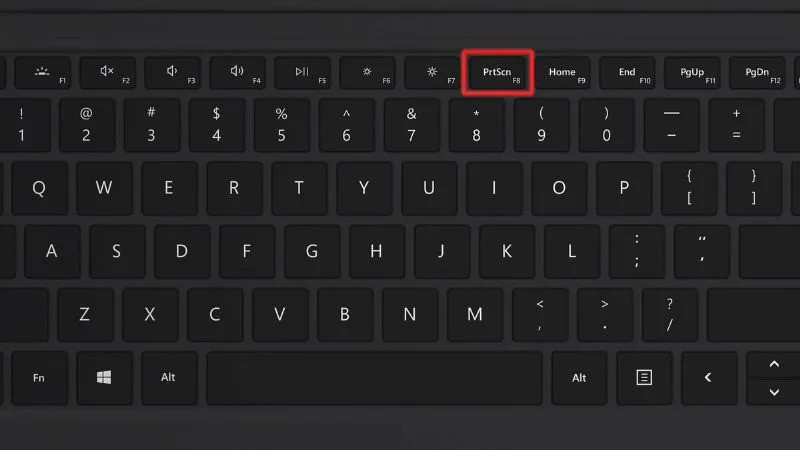 Phím Print Screen (PrtSc) là một trong các cách chụp màn hình máy tính HP dễ nhất