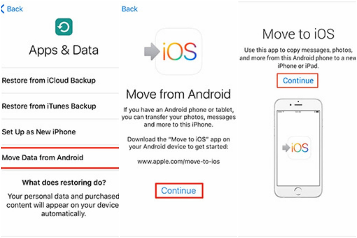 Move to iOS cho phép bạn biết cách chuyển dữ liệu từ Android sang iPhone đơn giản và nhanh chóng