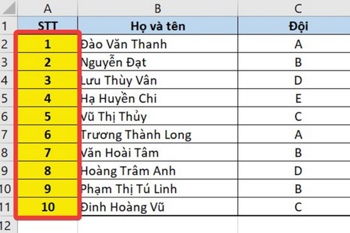 Cách đánh số thứ tự tự nhảy trong Excel là thao tác quan trọng giúp người dùng quản lý thông tin, dữ liệu một cách khoa học, hiệu quả