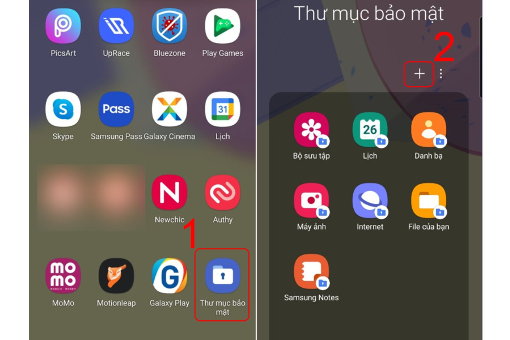 Thêm Messenger vào Thư mục Bảo mật