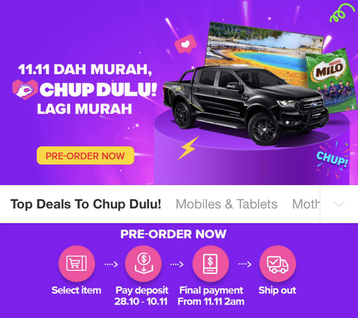 Lazada 11.11 chup dulu Lazada 11.11 chup dulu