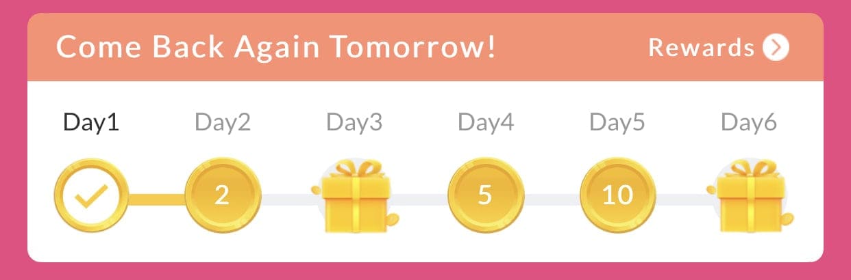 Daily coins