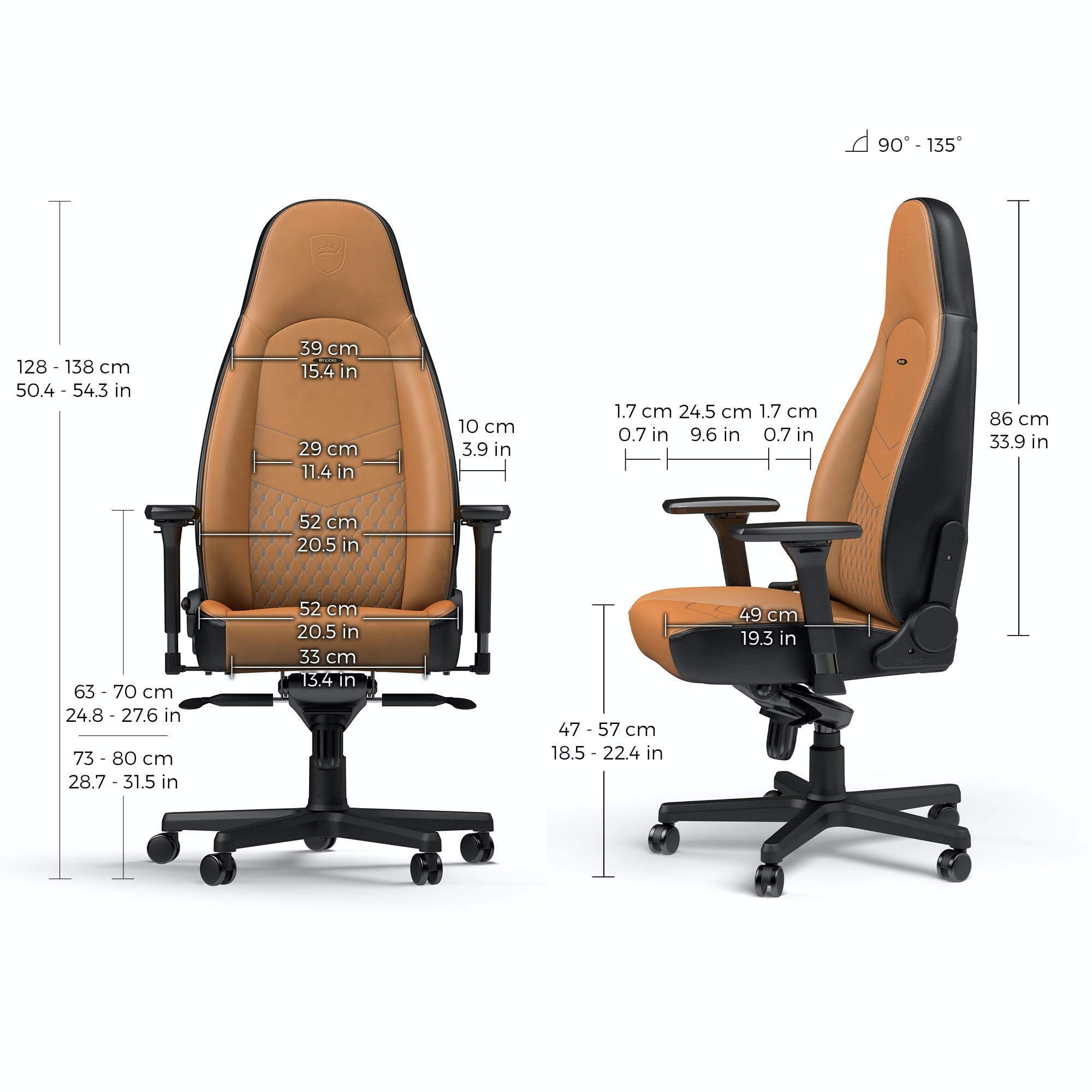 ICON RL Cognac Black