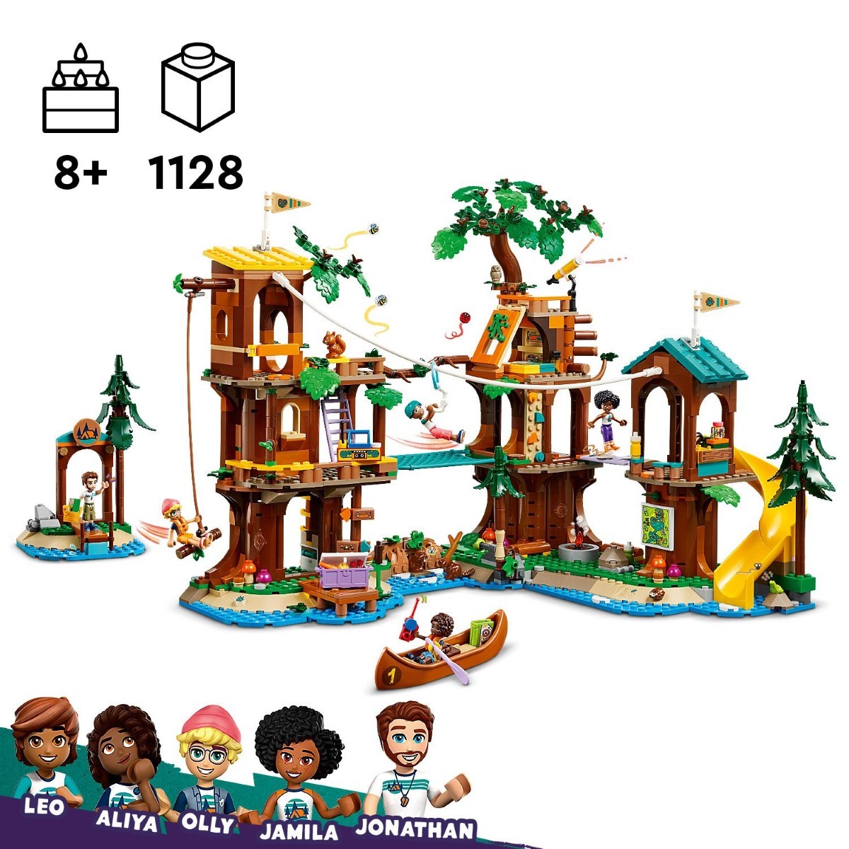 LEGO 42631 Friends Adventure Camp Tree House Building Toy Set