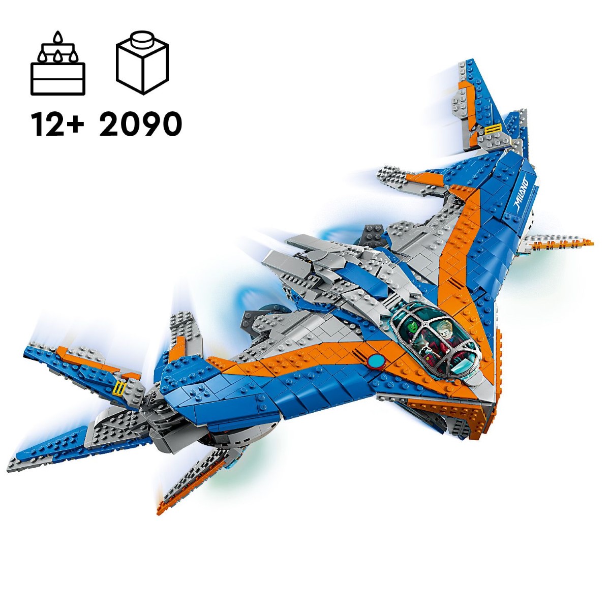 LEGO 76286 Marvel Guardians of the Galaxy: The Milano Building Toy Set