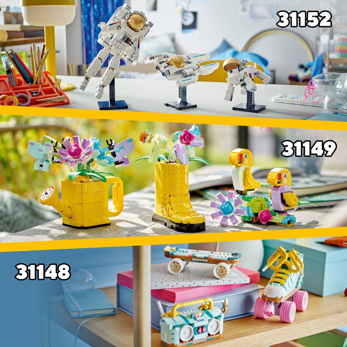 LEGO 31150 Creator Wild Safari Animals Building Toy Set