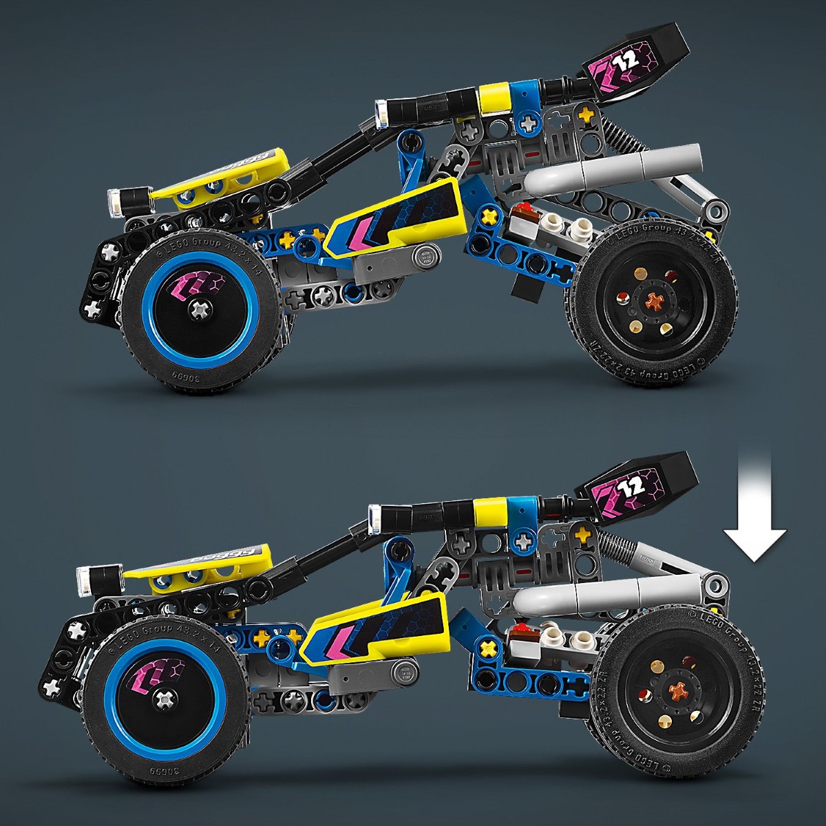 LEGO 42164 Technic Off-Road Race Buggy Building Toy Set