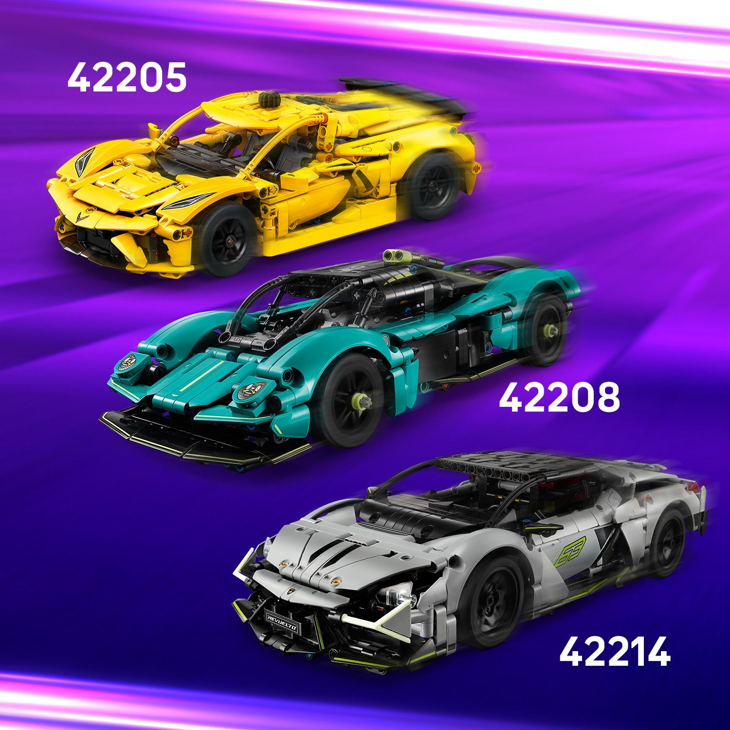 LEGO 42214 Technic Lamborghini Revuelto Super Sports Car Building