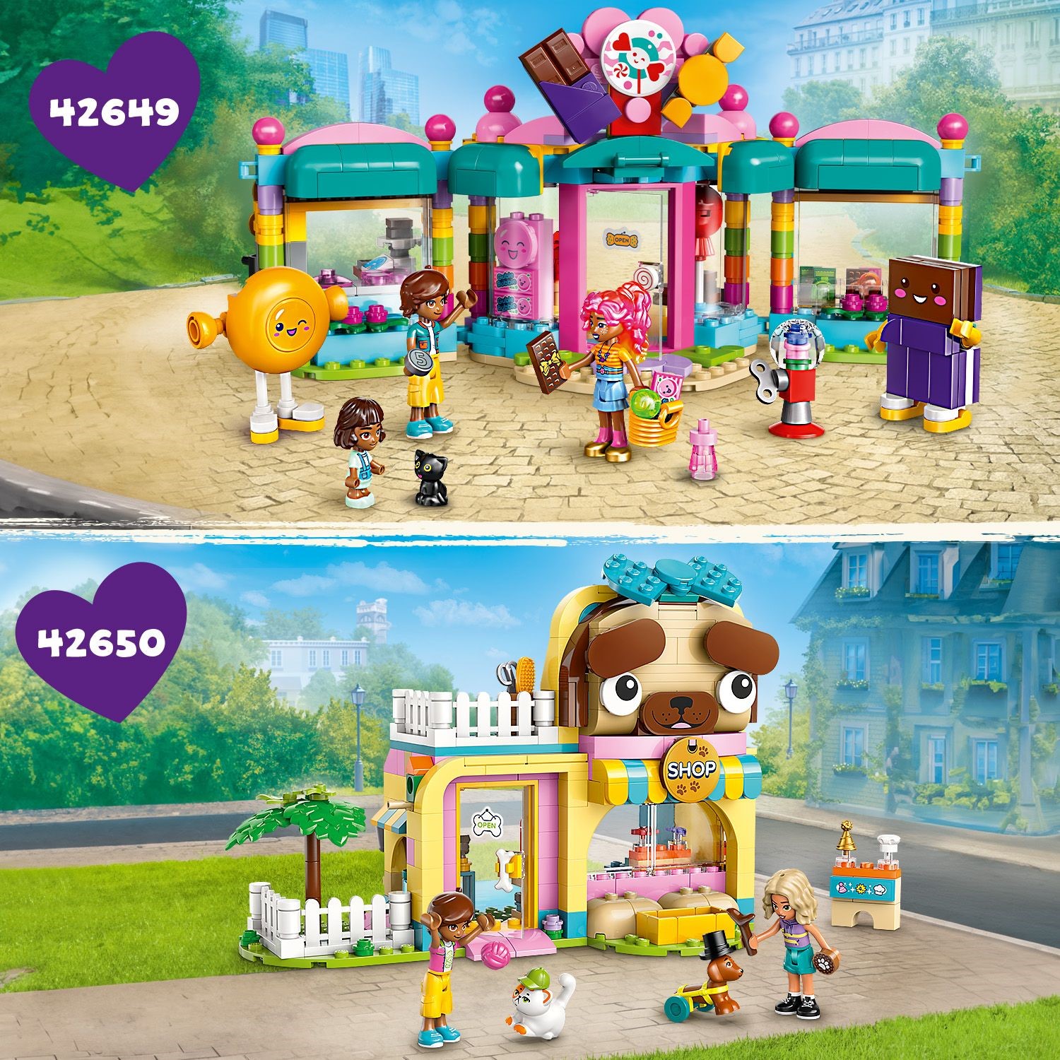 LEGO 42649 LEGO Friends Heartlake City Candy Store Building Toy