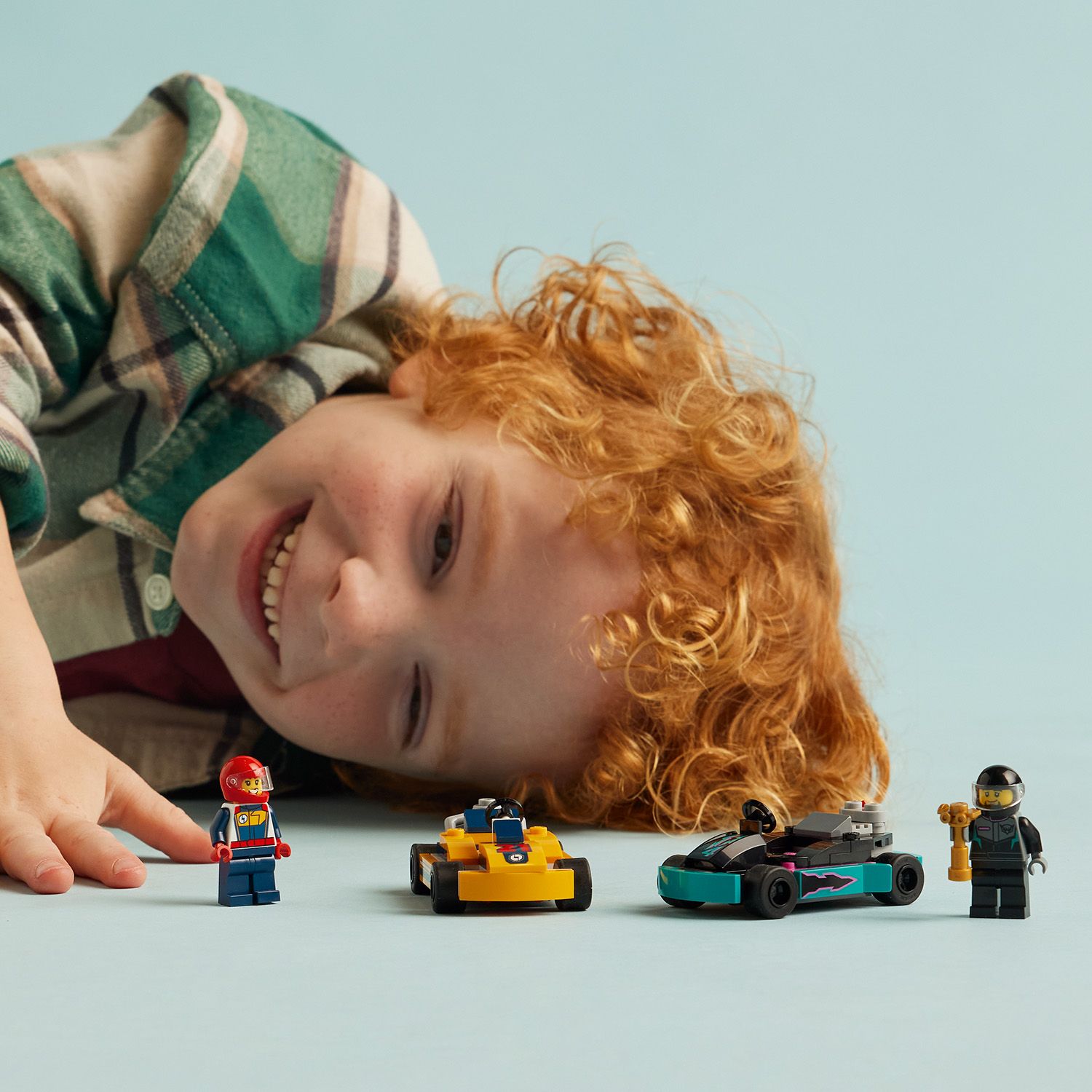 LEGO 60400 City Go Karts and Race Drivers Building Toy Set