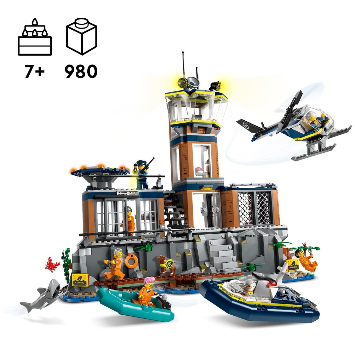 Air Balloon Lego Prison Island 60130 Prison Island 60130 Bricks Of