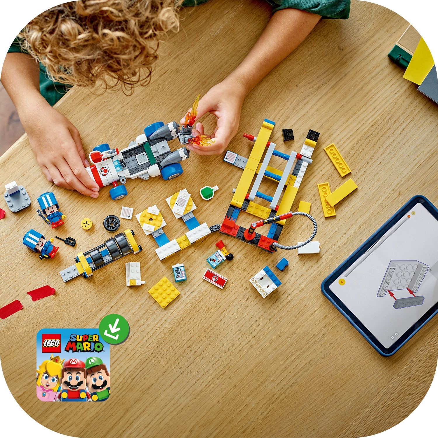 LEGO 72035 SuperMario Kart – Toad's Garage Building Toy Set (390