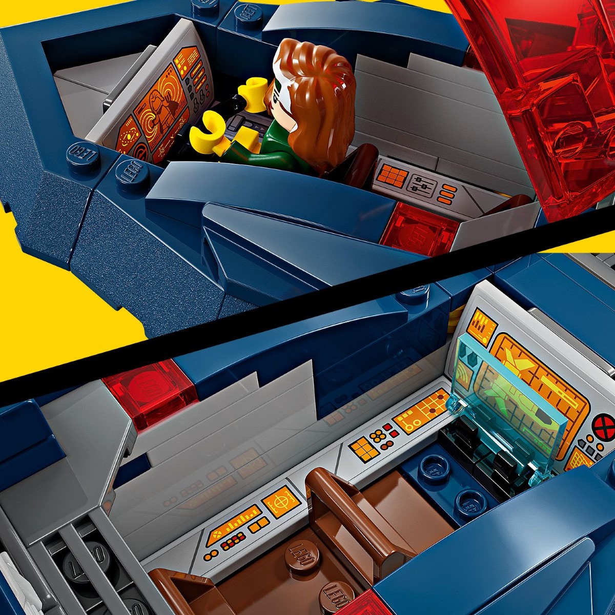 LEGO 76281 Marvel X-Men X-Jet Building Toy Set