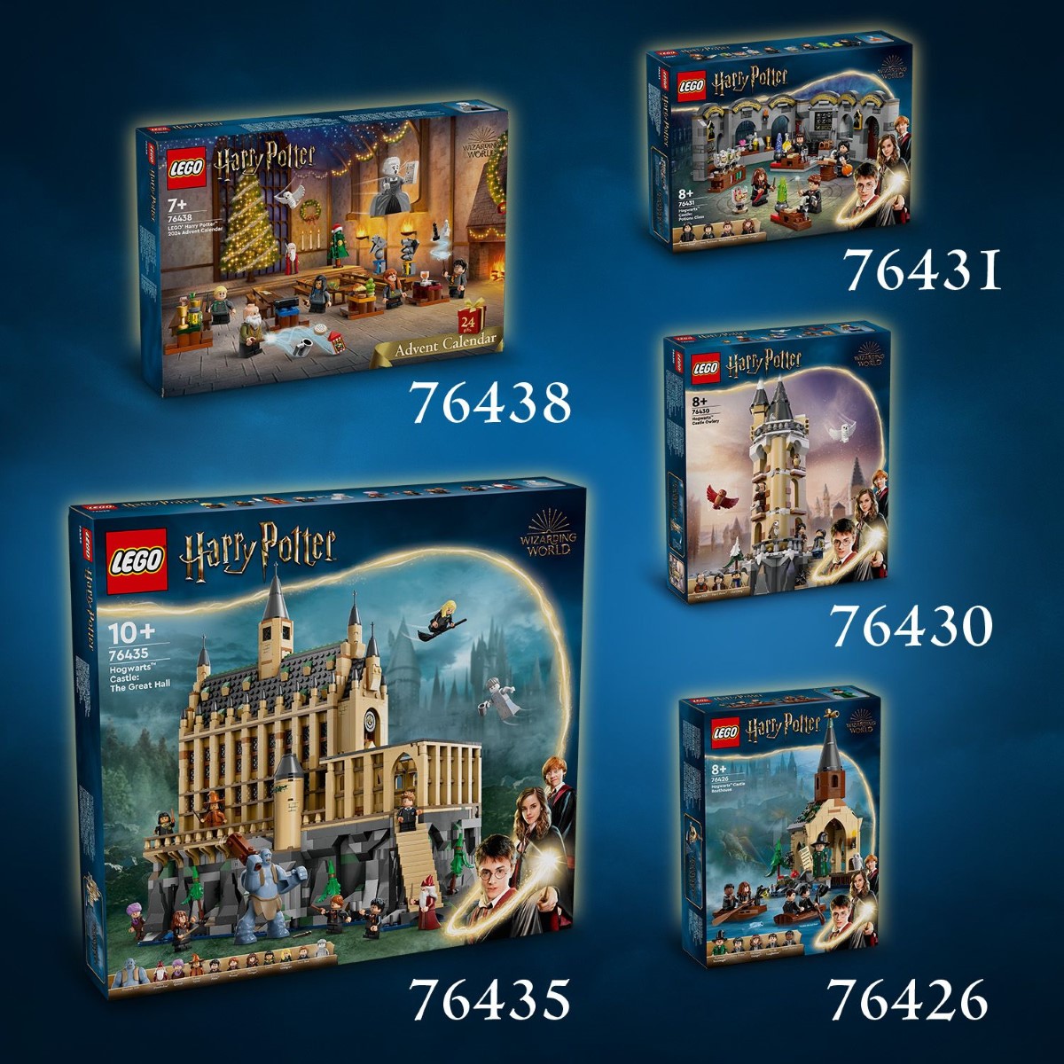 LEGO 76438 Harry Potter Advent Calendar 2024 Building Toy Set (301