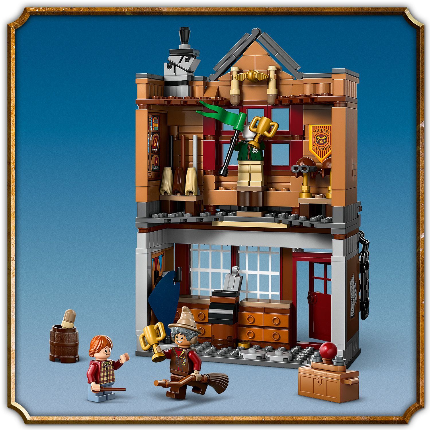 LEGO 76452 Harry Potter Quality Quidditch Supplies Ice Cream Building Toy  Set (795 Pieces)