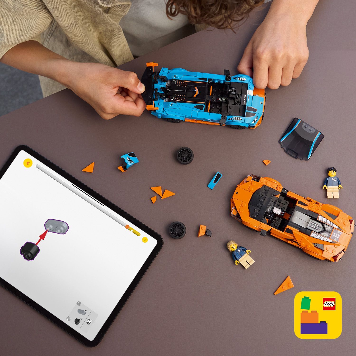 LEGO 77238 Speed Champions Lamborghini Revuelto & Huracán STO