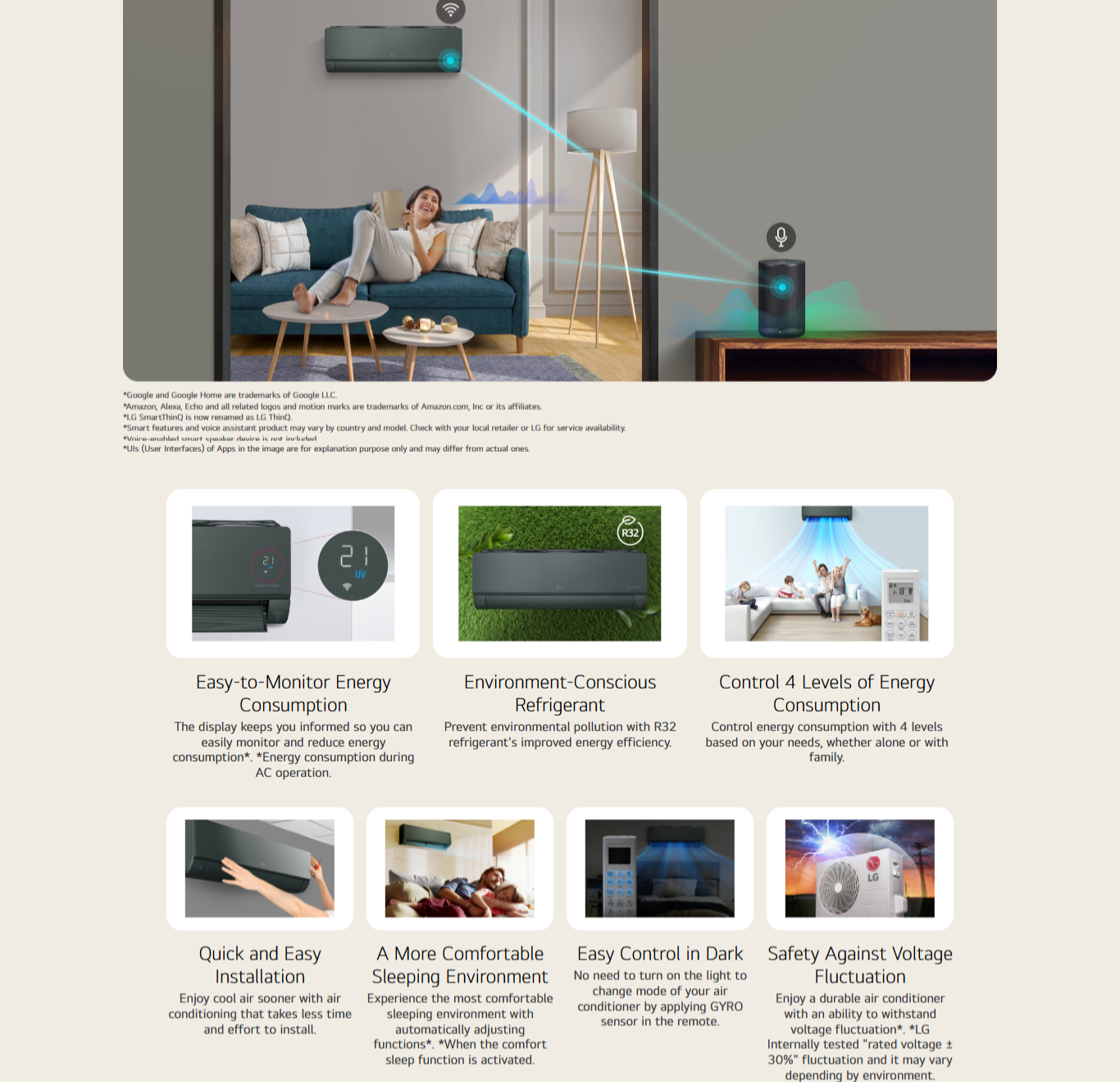 LG R32 Dual Inverter Artcool Wall Mounted Air Conditioner