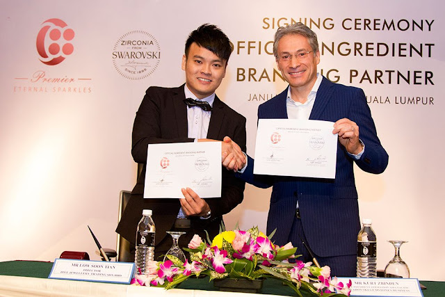 Signing Ceremony with Swarovski Zirconia