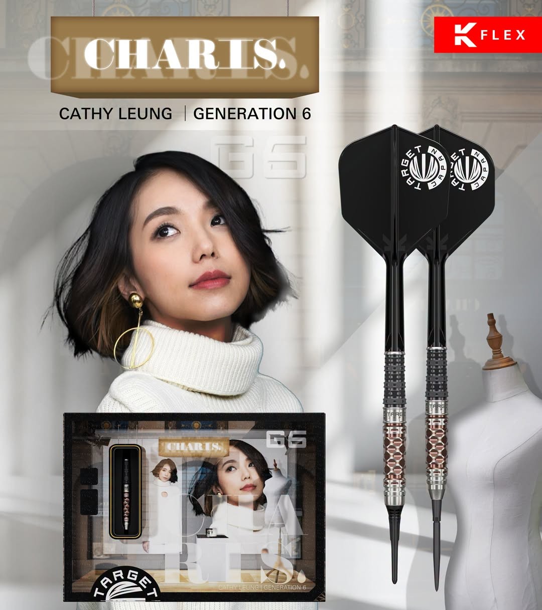 TARGET CHARIS Gen 6 (Cathy Leung model) - TARGET Soft Darts | Dipo