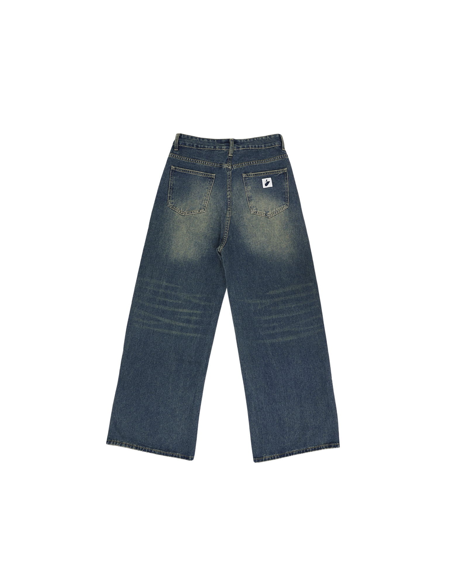 【BAON】Mildney Washing Denim Pants 8seconds Wave Washing Denim Pants Blue | Relaxed for Men