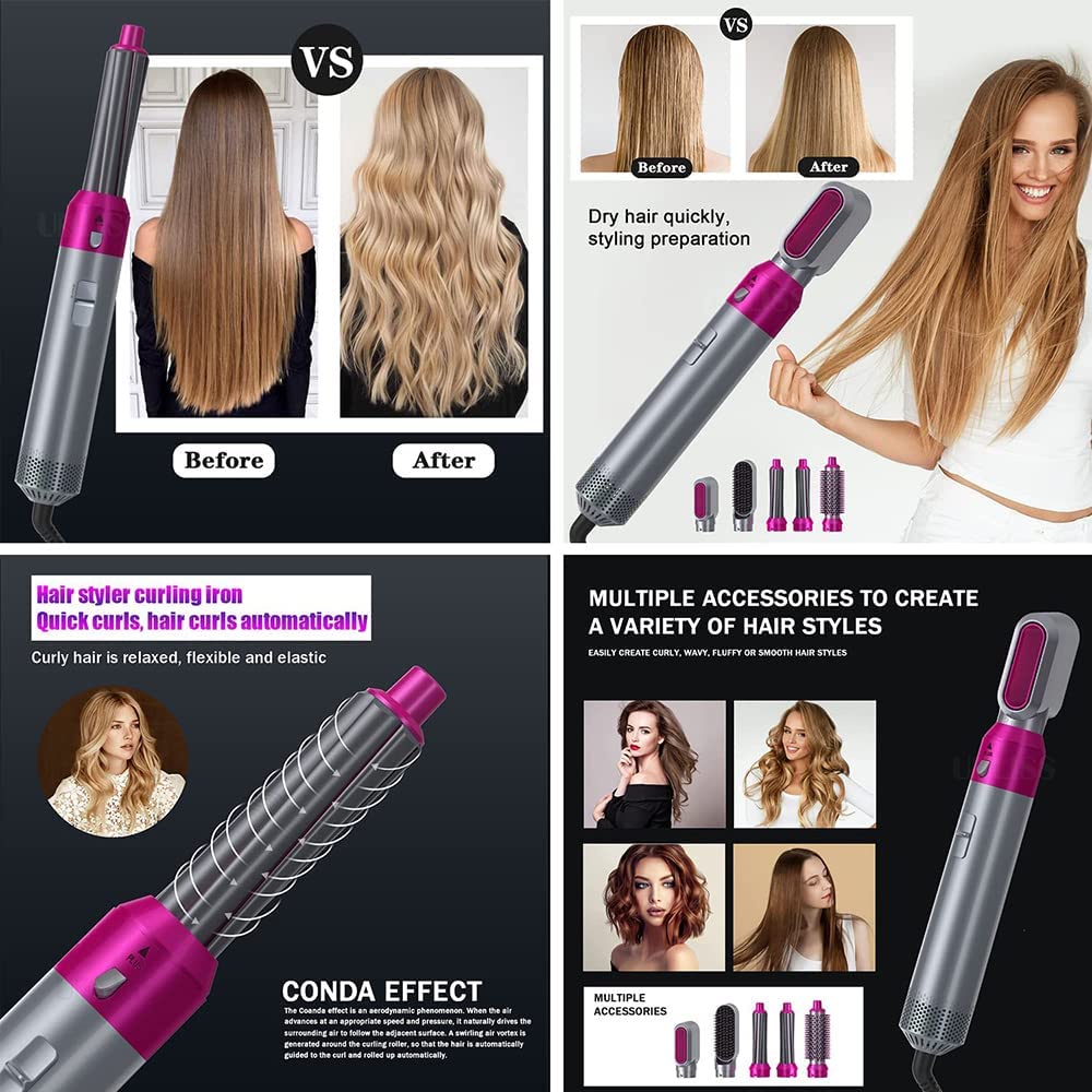 Nickel Copper Dyson Air Wrap New Dyson Curler 5-In-1 Hair Styler