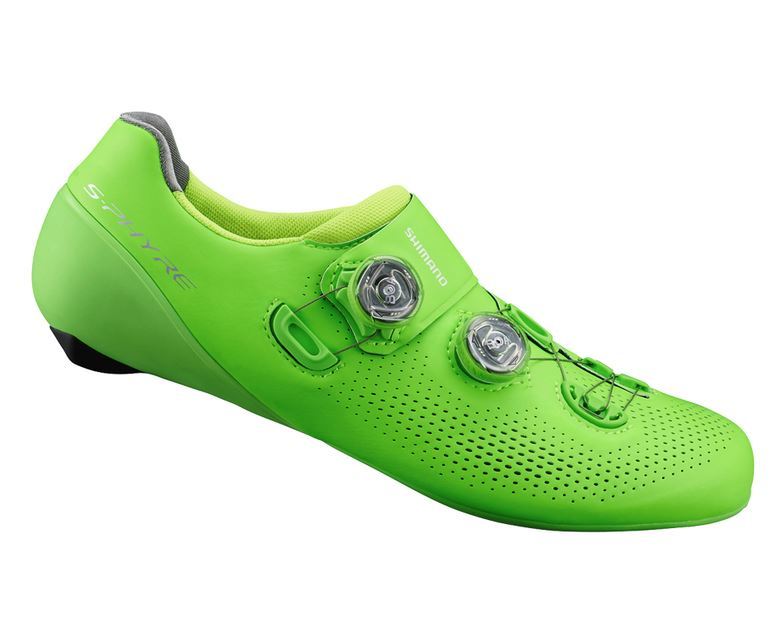 Authentic Shimano RC901 Road Shoes carbon Fluorescent Green rc9