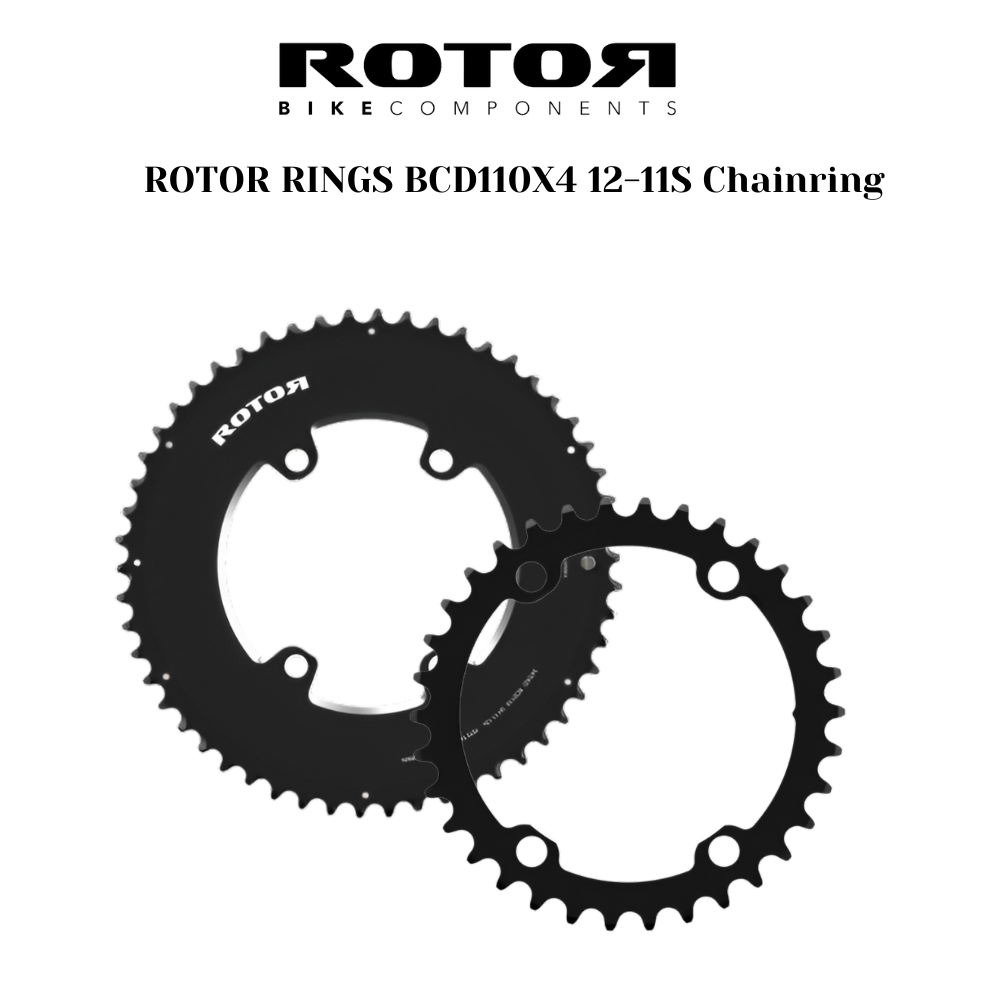 ROTOR RiNGS BCD110 X4 12-11s Chainring AERO | IceBikeHeaven