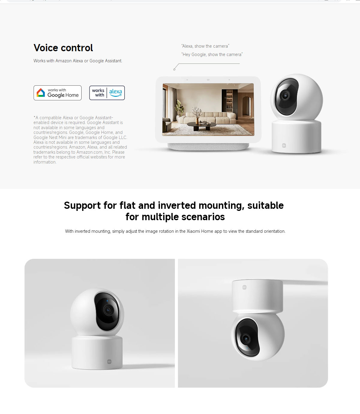 Xiaomi Smart Camera C201 detail image