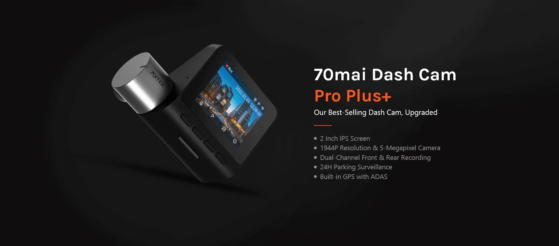70mai Dash Cam Pro Plus A500S | Itronic Mobile Trading Sdn Bhd