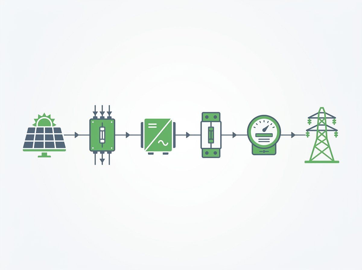 Sequence from design and SLD to NEM application, TNB assessment, installation, commissioning and energization
