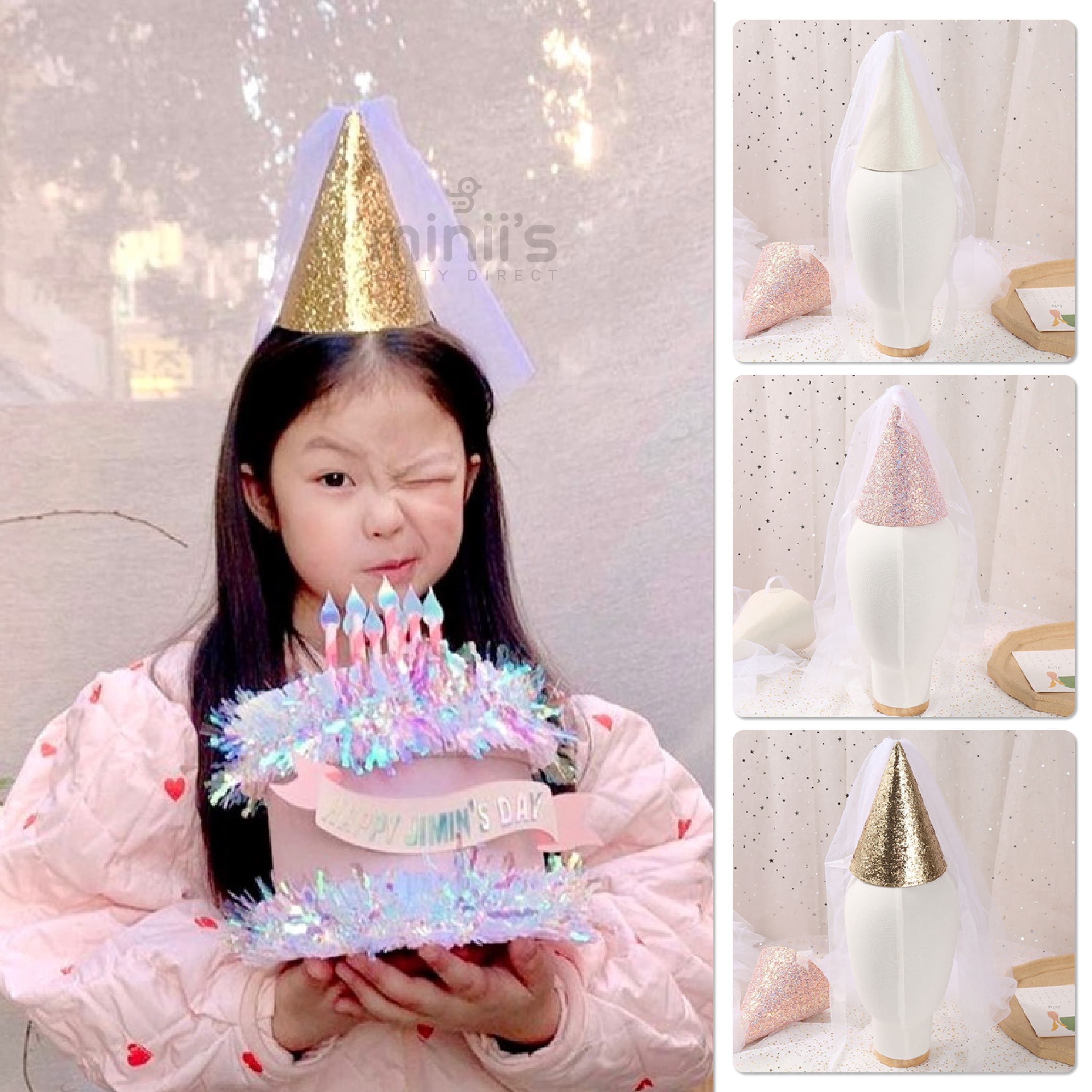 cupcake toppers mini birthday hats
