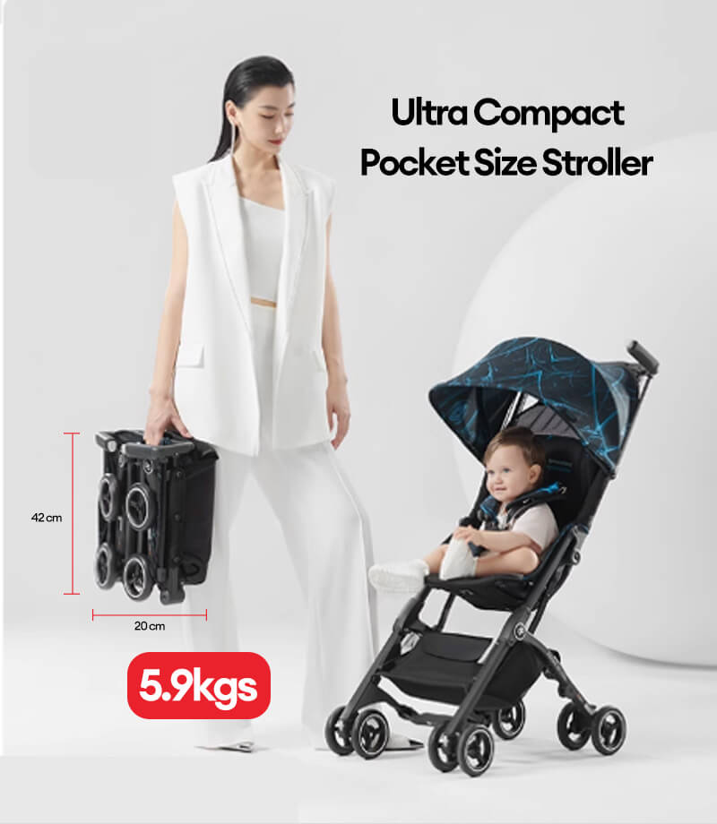 All Terrain Ultra Compact Folding Stroller GB Pockit Plus All - Main Image