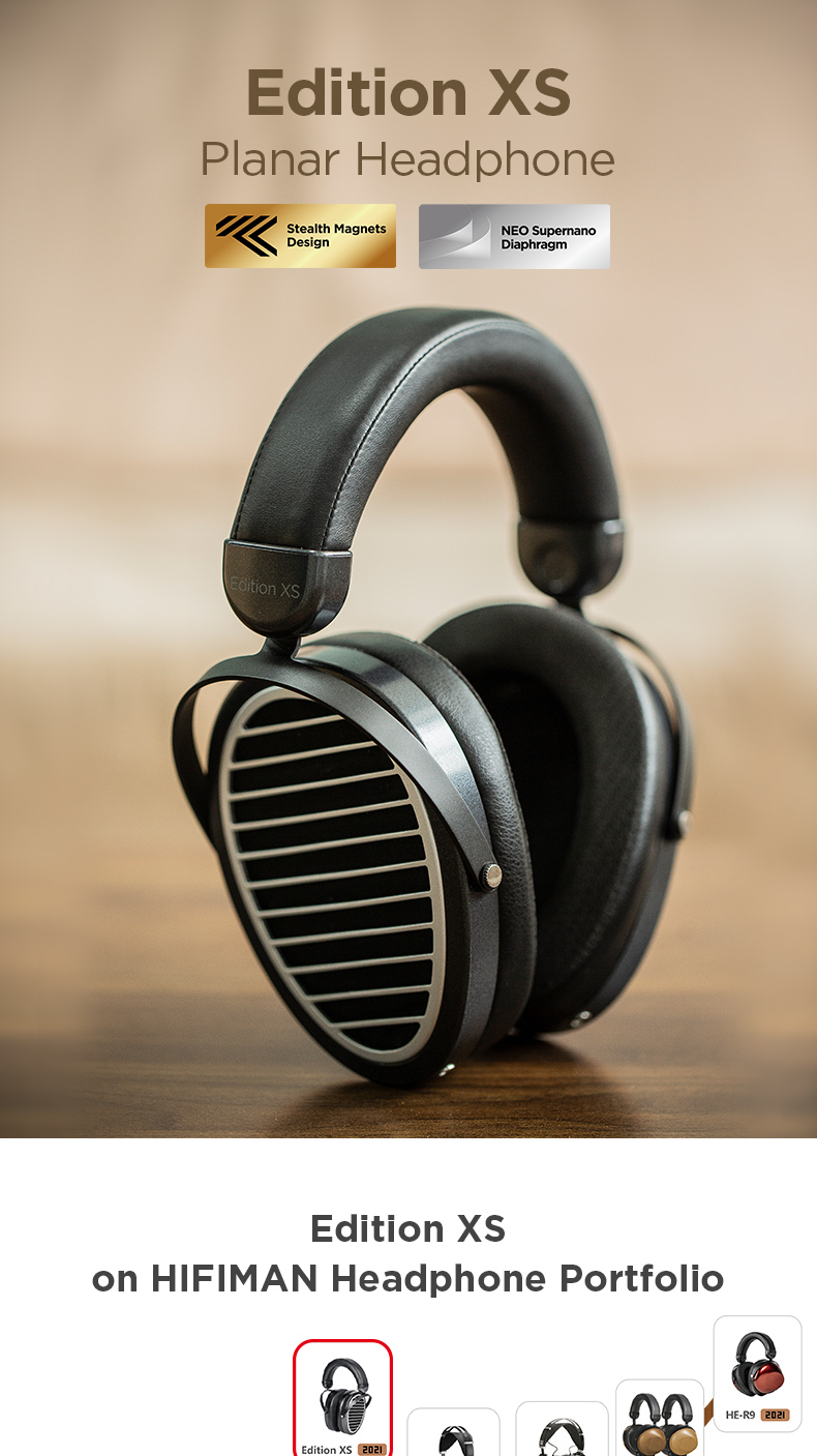 Hifiman Edition XS, Open Back Headphones: Stealth Magnets, Full