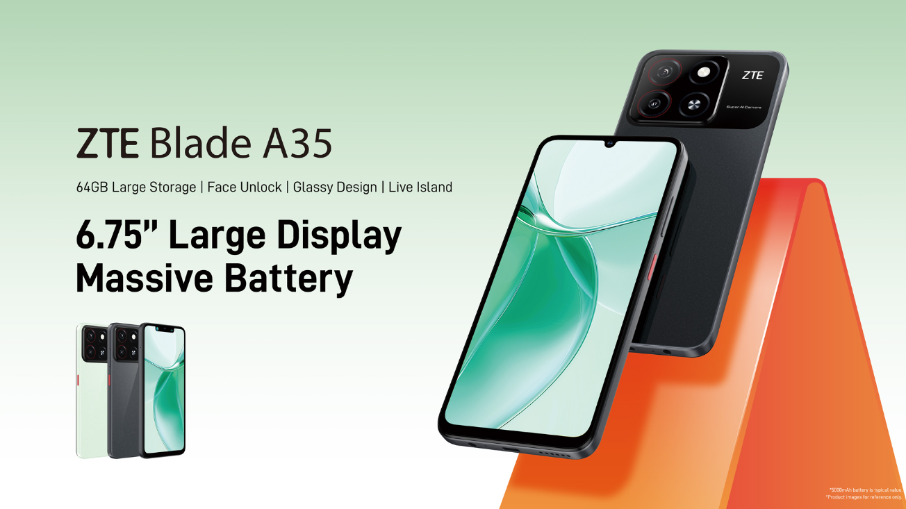 ZTE Blade A35 (Z2453)(4GB 64GB)(Starry Black) | Shining e-Store by