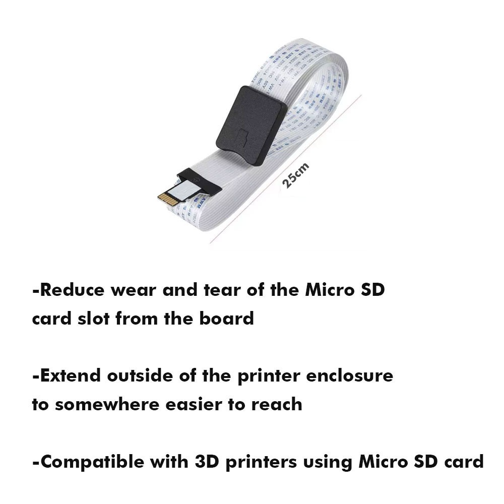 1745800590873 1745800591 Micro SD Extension Cable Memory Card Adapter - 48cm