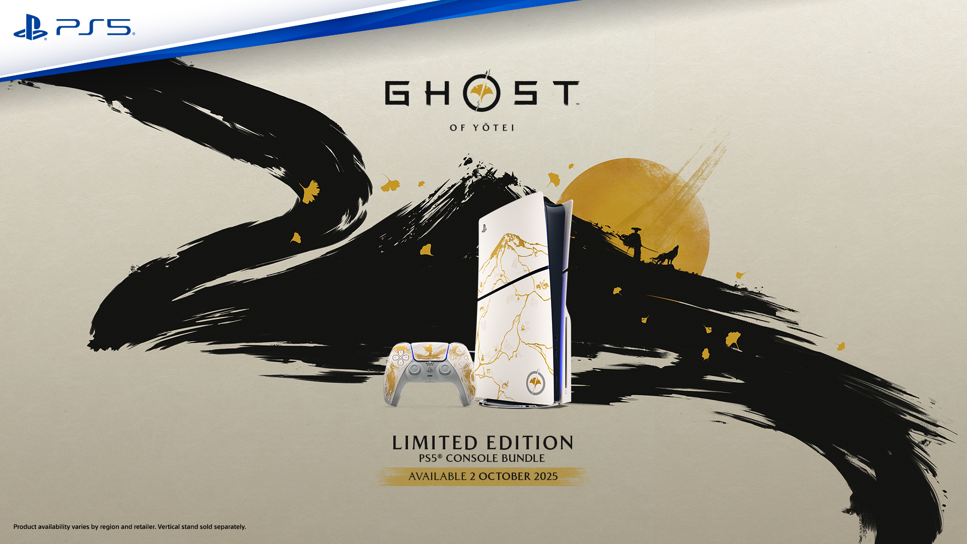 PRE-ORDER] PlayStation®5 Ghost of Yōtei™ Gold Limited Edition 
