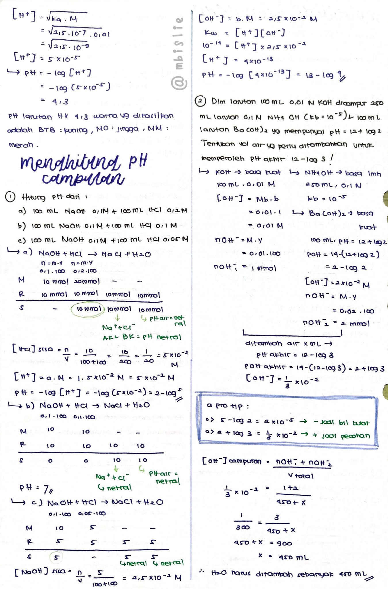 Ambisnotes | Asam Basa Kelas 11 - Ambisnotes