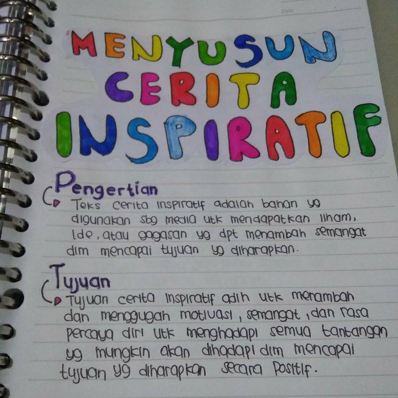 Ambisnotes | "Menyusun Cerita Inspiratif" - Materi Kelas 9 - Ambisnotes
