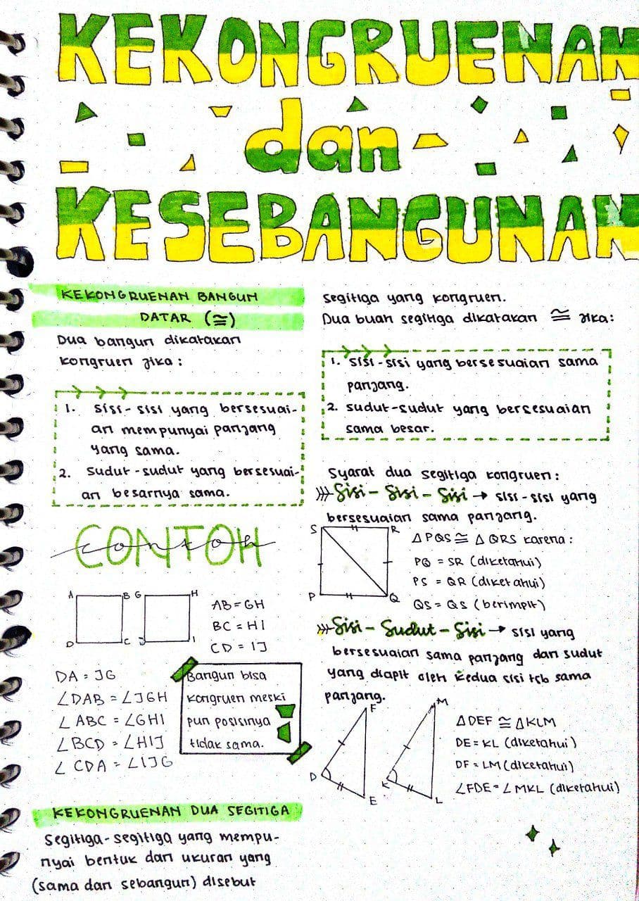 Ambisnotes Kekongruenan Dan Kesebangunan Kelas 9 Ambisnotes<script async src=