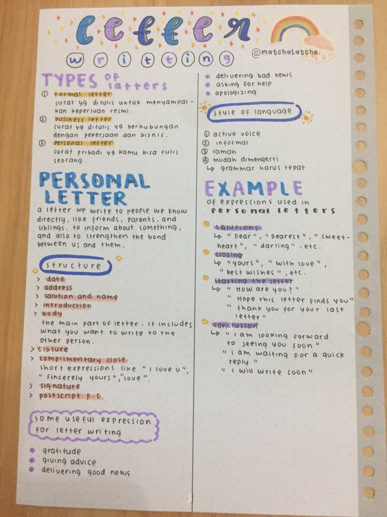 Ambisnotes Letter Kelas 11 Ambisnotes
